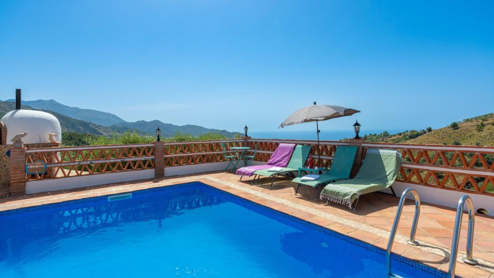 Вилла Cortijo El Mirador Frigiliana By Ruralidays Экстерьер фото