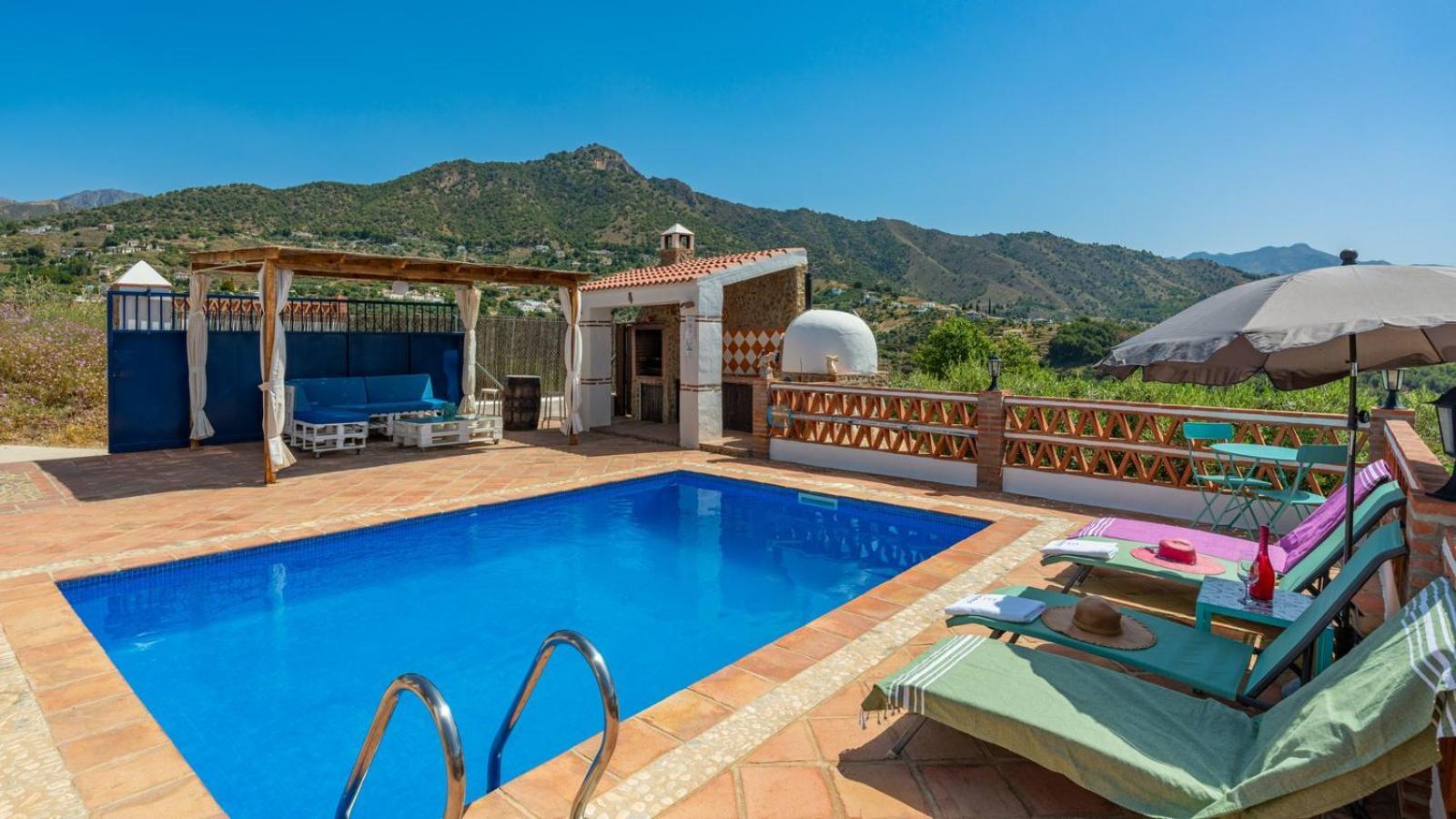 Вилла Cortijo El Mirador Frigiliana By Ruralidays Экстерьер фото