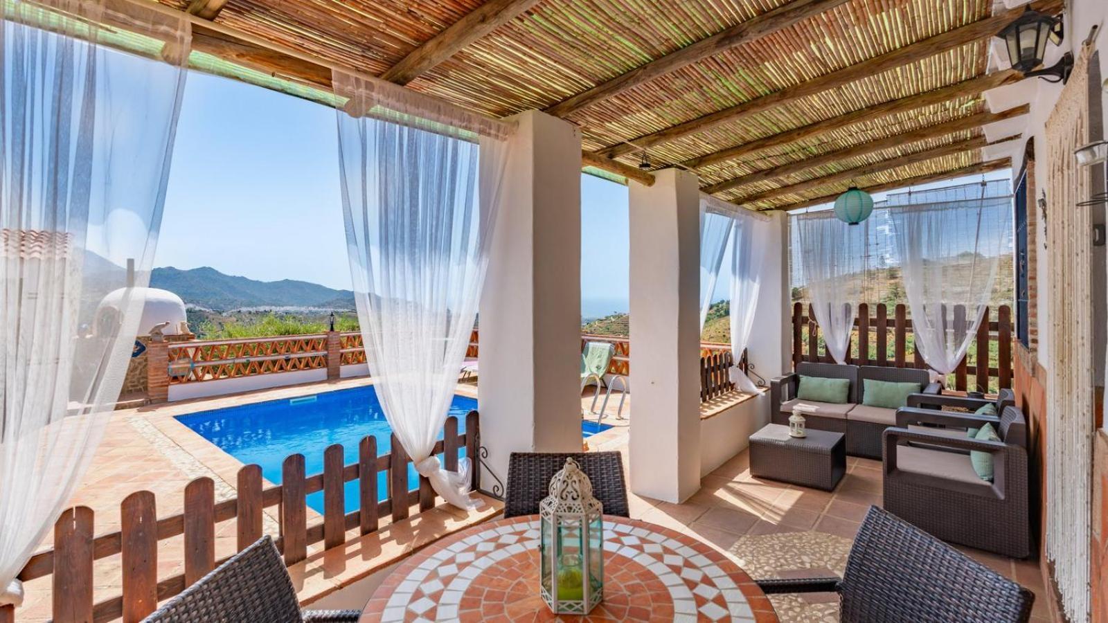 Вилла Cortijo El Mirador Frigiliana By Ruralidays Экстерьер фото